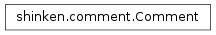 Inheritance diagram of shinken.comment.Comment
